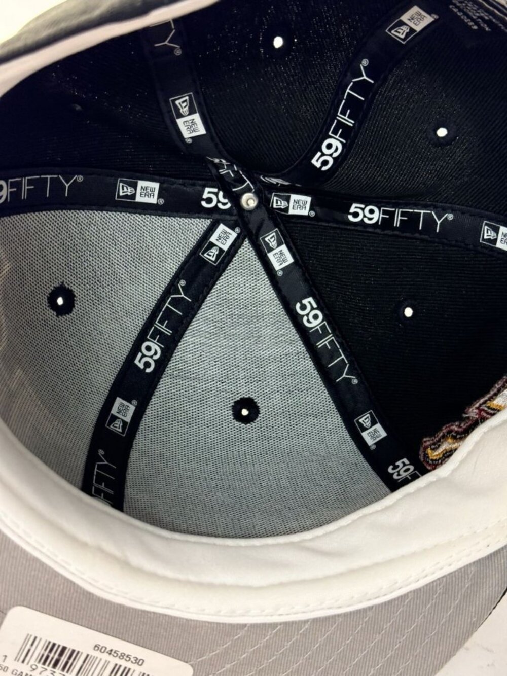 New Era Miami Heat 59 Fifty NBA Sz 6 7/8 Black Embroidered New Era Logo Classics - Picture 13 of 13